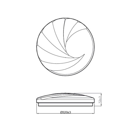 Plafón Led cl202 Blanco Luz Neutra