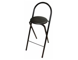Taburete Alto Plegable Glory Negro