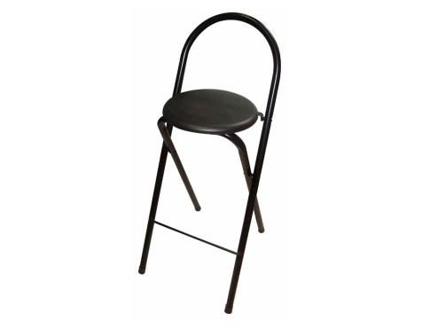 Taburete Alto Plegable Glory Negro