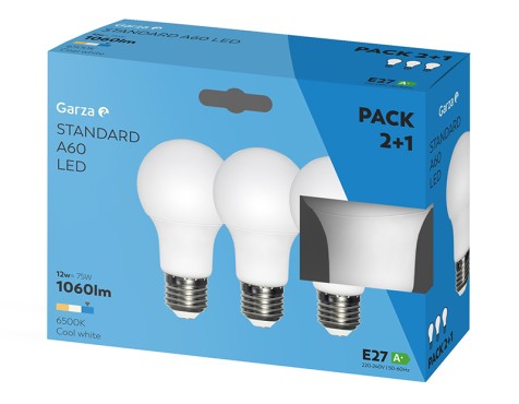 Bombeta Led Estàndard 2+1 Garza Llum Freda