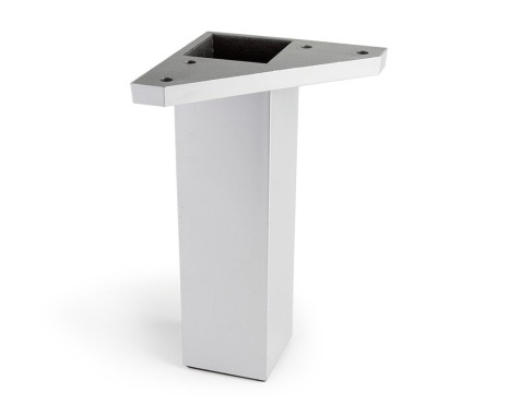 Pata Mueble Abs Cuadrada Aluminio 40X40X150Mm