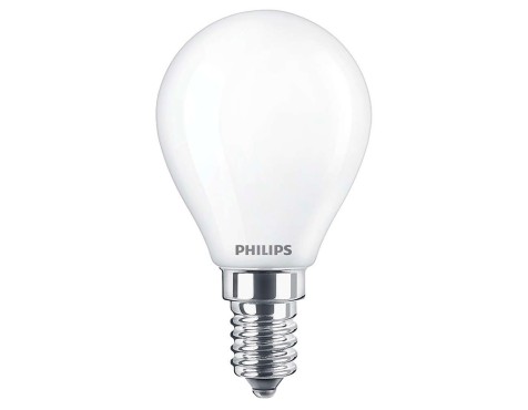 Bombilla Led Esférica Philips Luz Cálida