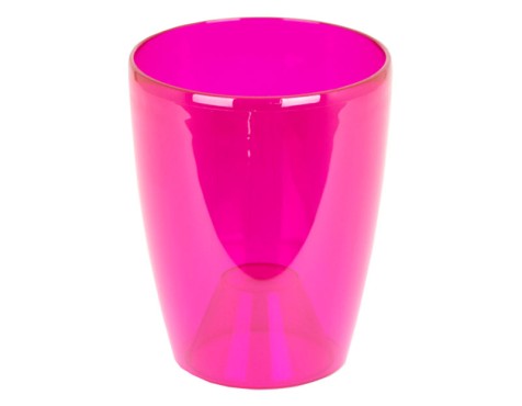 Maceta Fiji Orquídea Fucsia Transparente