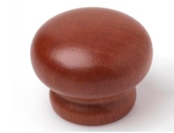 Pomo Madera Nogal Barnizado