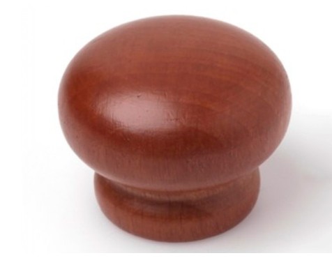 Pomo Madera Nogal Barnizado
