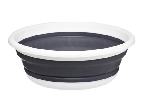 Cistella Plegable Blanca I Gris