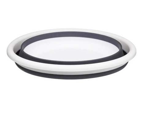 Cistella Plegable Blanca I Gris