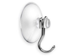 Penjador Ventosa Transparent Inoxidable (4un)