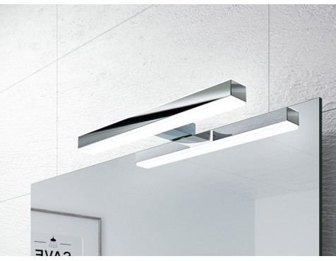 Aplique Led Baño B-21 Cromado