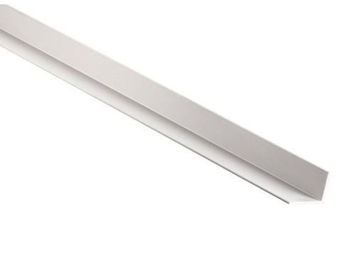 Perfil L Alumini Anoditzat Plata