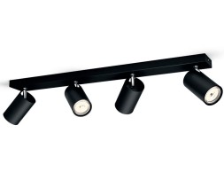 Regleta 4 Focus Philips Kosipo Negre