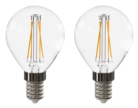 Bombilla Led Esférica 1+1 Luz Fría