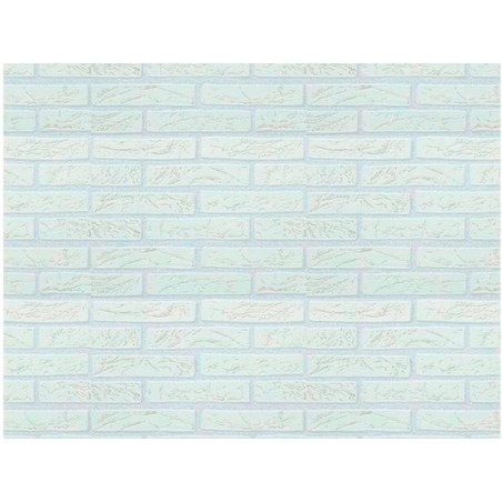 Paper Pintat Relleu Totxo Blanc