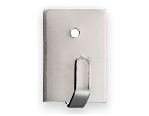 Colgador Adhesivo Acero Inoxidable (4un)