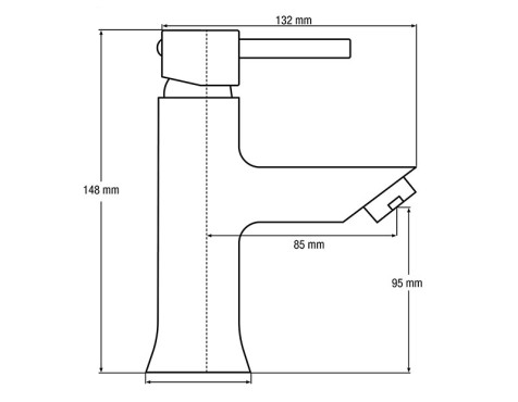 Grifo Lavabo Monomando Cazin