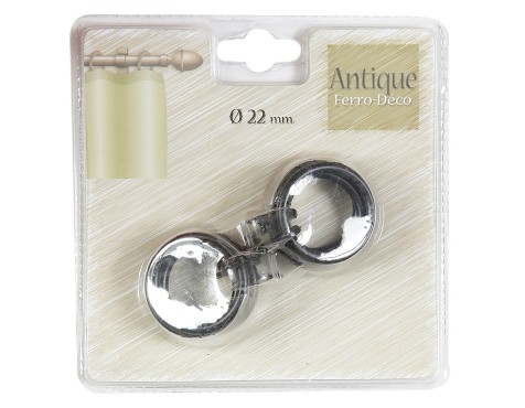 Anelles Cortina Negres Antique (8un)