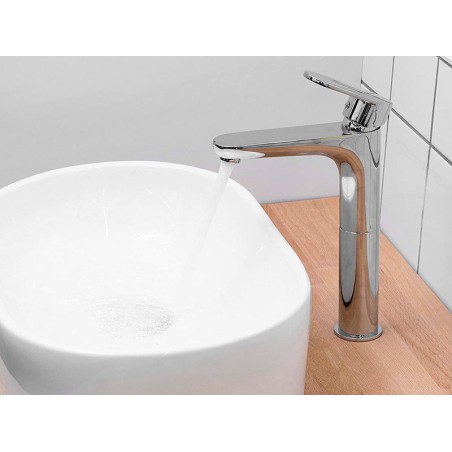 Aixeta Lavabo Monocomandament Dénia Canella Alta
