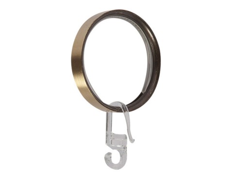 Anillas Cortina Bronce Eclectic (8un)