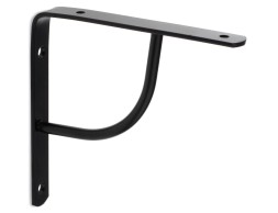 Escuadra Estante Belly L Negra 150X150Mm