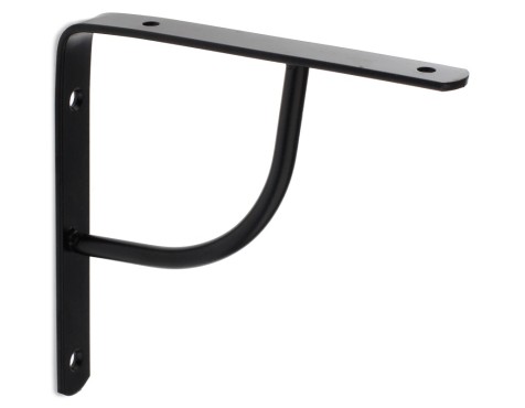 Escuadra Estante Belly L Negra 150X150Mm