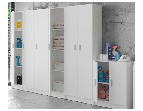 Armari Escombrer Alt 3 Portes Blanc