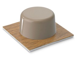 Tope Puerta Adhesivo Parquet Beige (2un)
