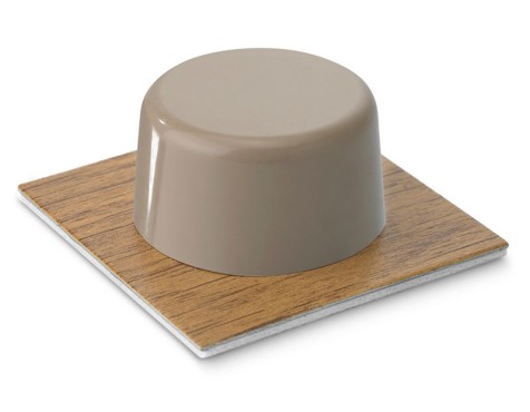 Tope Puerta Adhesivo Parquet Beige (2un)