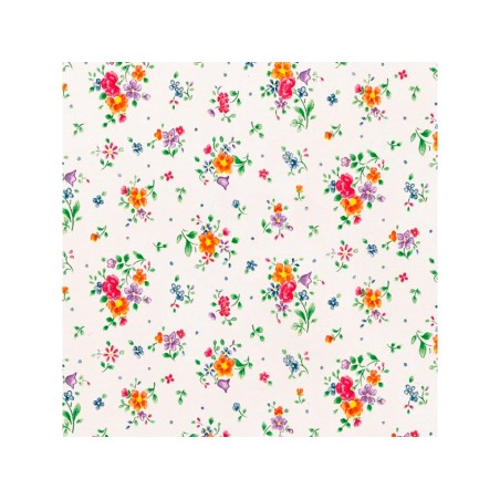 Vinilo Adhesivo Flor Blanca