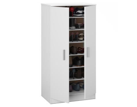 Mueble Zapatero Basic 6 Estantes Blanco