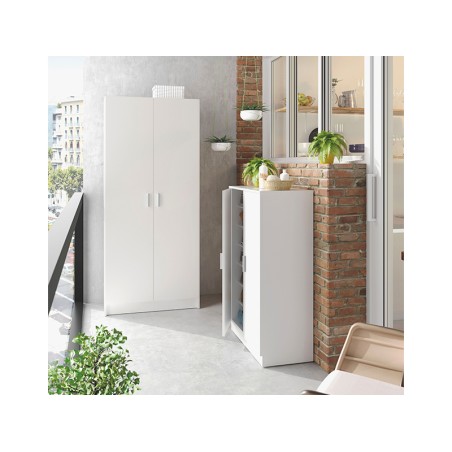 Mueble Zapatero Basic 6 Estantes Blanco