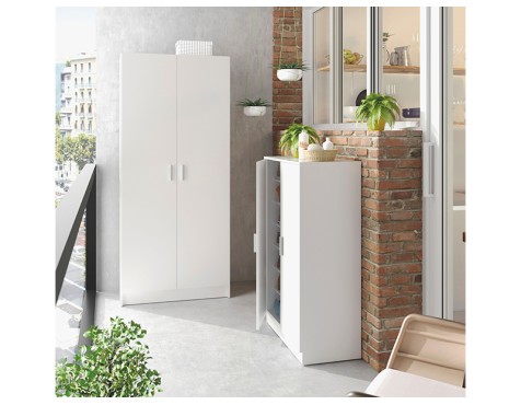 Mueble Zapatero Basic 6 Estantes Blanco