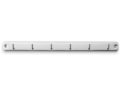 Colgador Cocina Atornillar 6 Ganchos Acero Inox