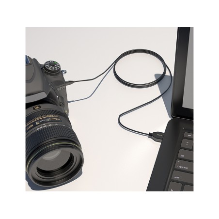 Cable Usb 2.0 A - Micro Usb Negre