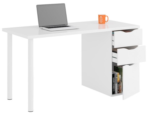 Mesa Estudio Reversible Blanco Artik