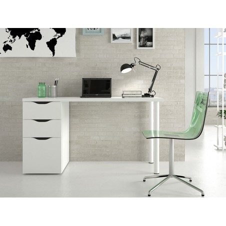 Mesa Estudio Reversible Blanco Artik