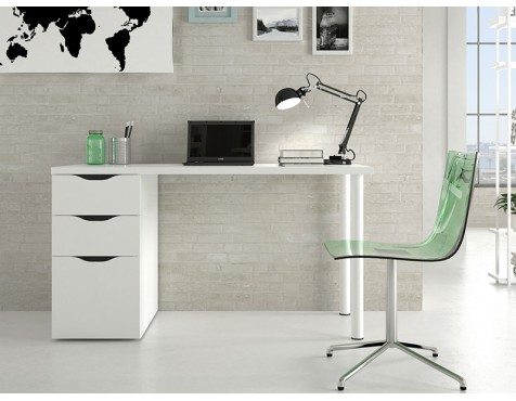 Mesa Estudio Reversible Blanco Artik