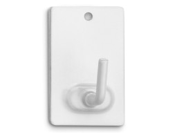 Colgador Adhesivo Blanco (2un)