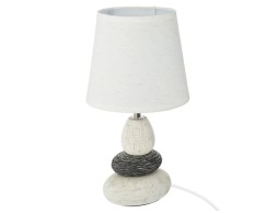 Lámpara De Mesa Cerámica Clary Blanca