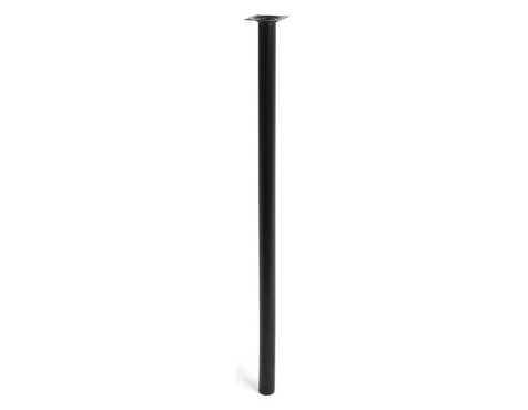 Pata Mesa Acero Redonda Negra Ø30X800Mm