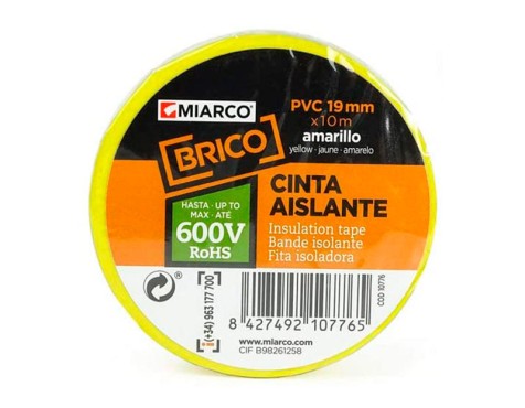 Cinta Aislante Pvc Amarillo