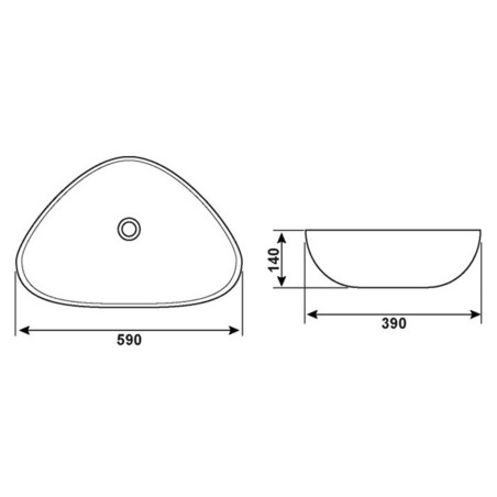 Lavabo Sobre Encimera Cerámica Ponte