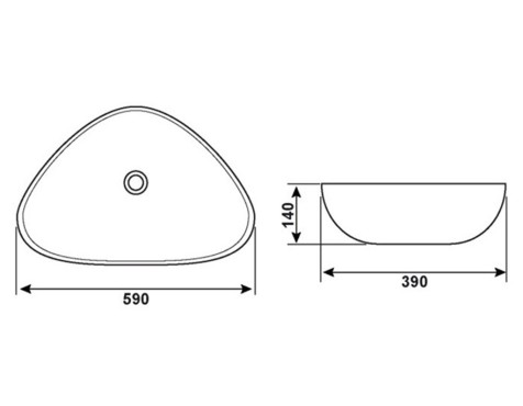 Lavabo Sobre Encimera Cerámica Ponte