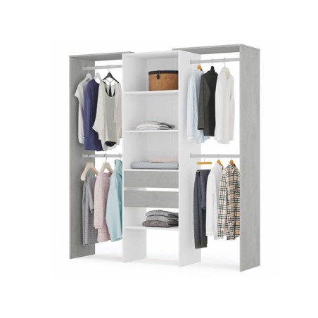 Vestidor Abierto Dress Cemento Blanco Artik