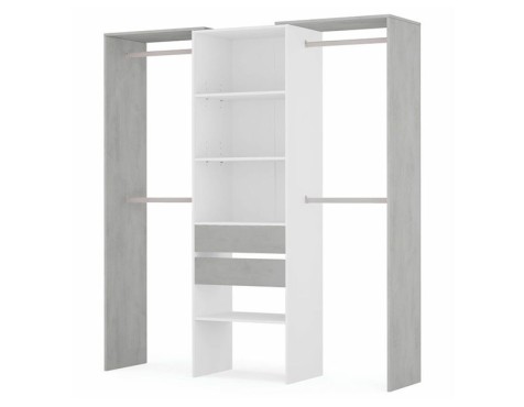 Vestidor Abierto Dress Cemento Blanco Artik