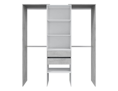 Vestidor Abierto Dress Cemento Blanco Artik