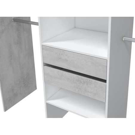 Vestidor Abierto Dress Cemento Blanco Artik