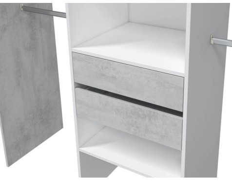 Vestidor Abierto Dress Cemento Blanco Artik