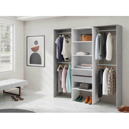 Vestidor Abierto Dress Cemento Blanco Artik