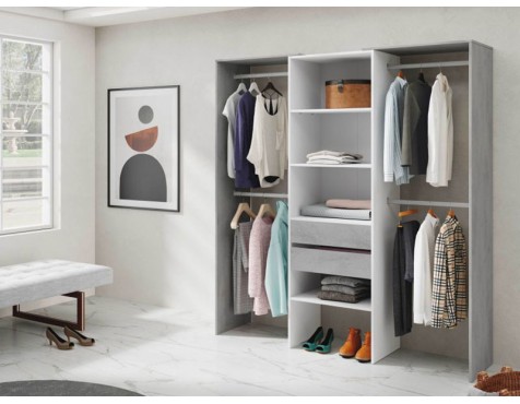 Vestidor Abierto Dress Cemento Blanco Artik