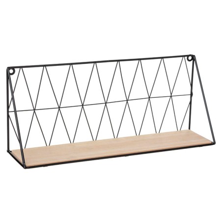 Prestatge De Paret Archi Metall Negre I Mdf